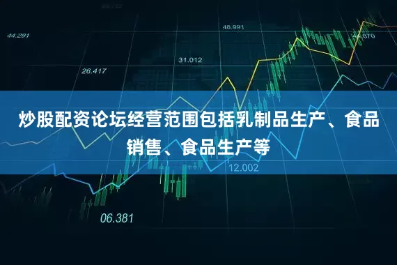 炒股配资论坛经营范围包括乳制品生产、食品销售、食品生产等